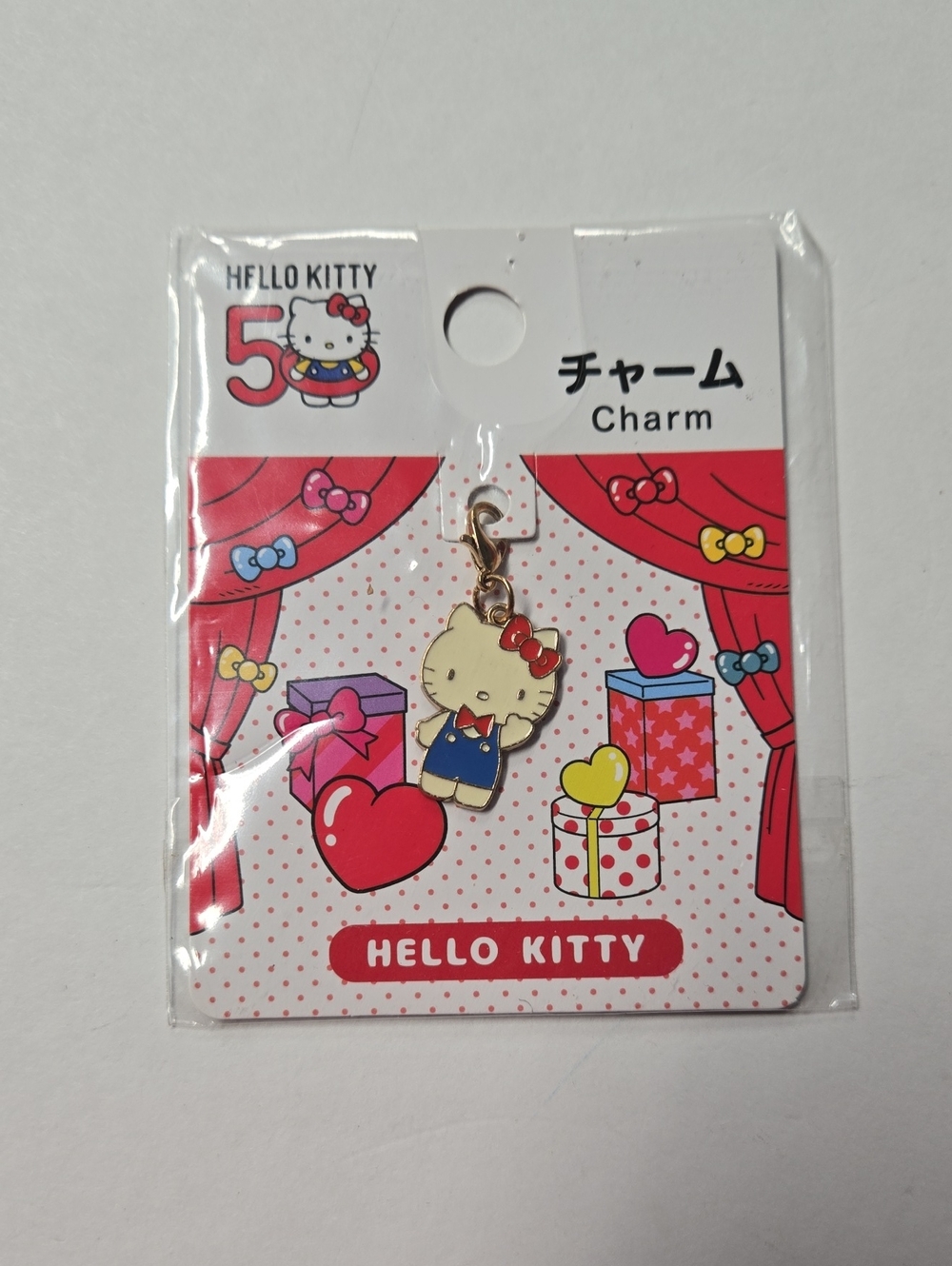 Sanrio 2024 50th Anniversary Hello Kitty Charm NWT